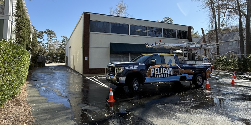 Commercial Roof Washing in Southport, North Carolina